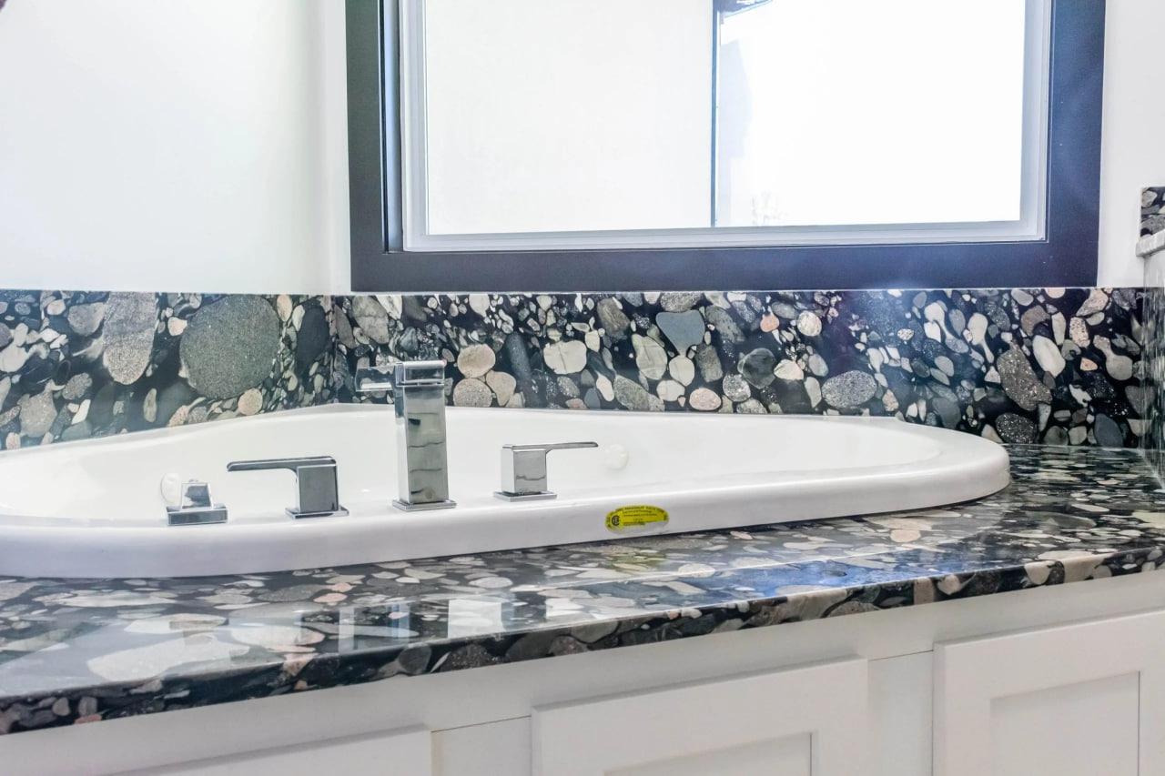 Black Marinace Granite Closeup