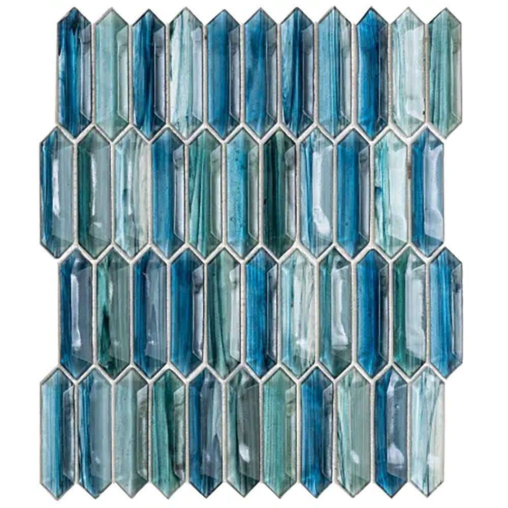 Seaglass Ocean Picket Tile Image