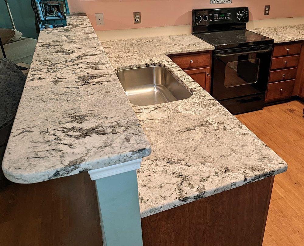 Alaska White Granite Kitchen Countertop