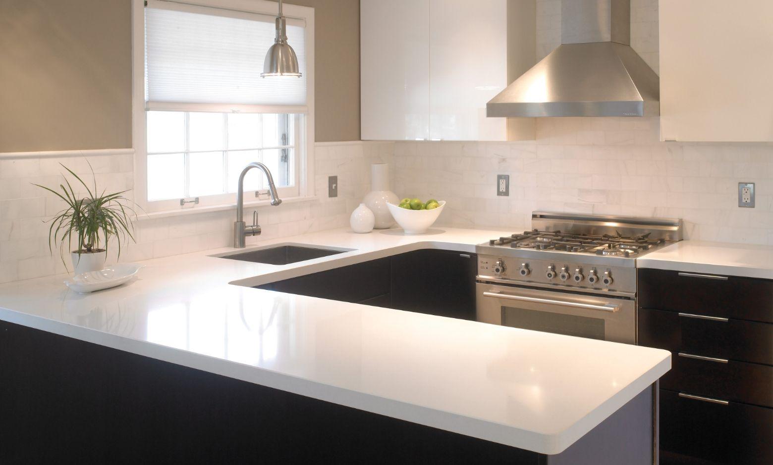 Whitehall Quartz Kitchen Countertop