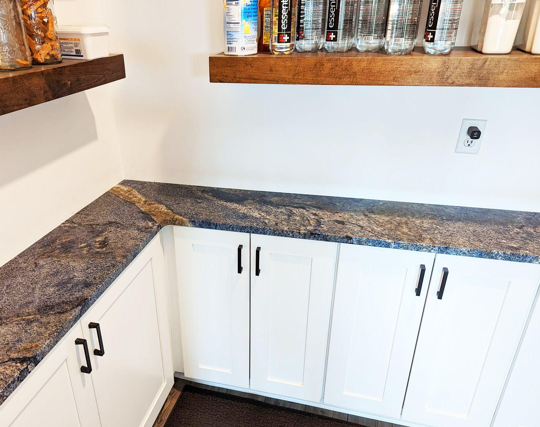 Blue Bahia Granite Pantry Countertop