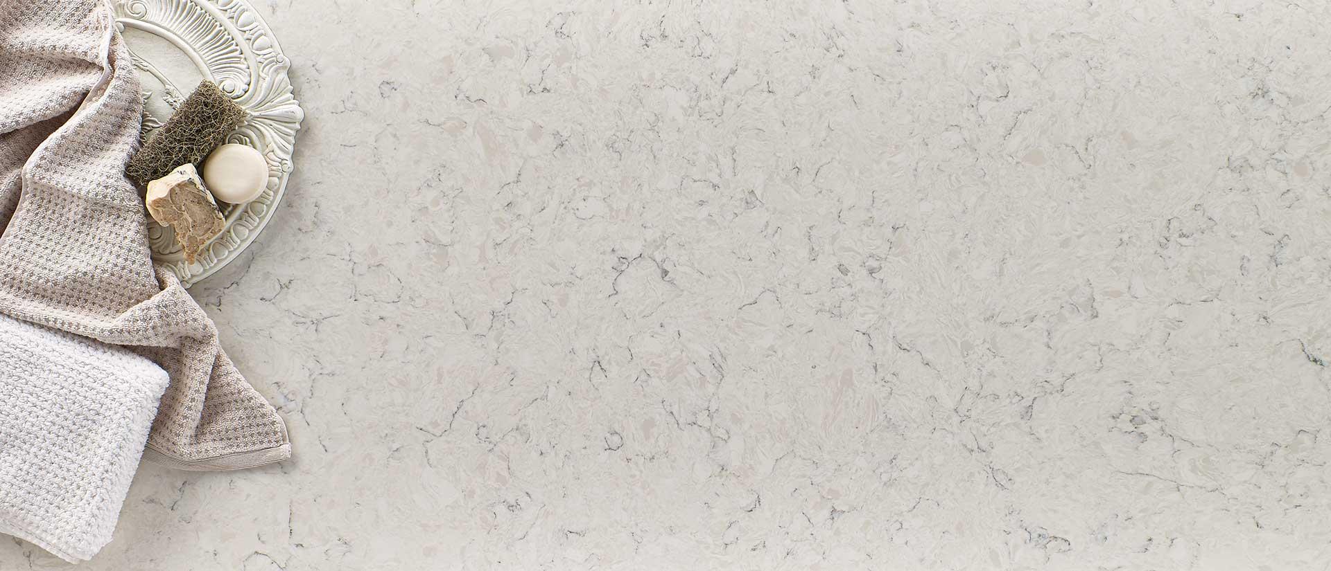 Carrera Mist Quartz Countertop