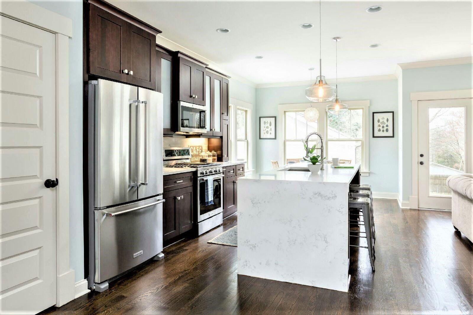 Chestnut Brown Shaker Kitchen Cabinets