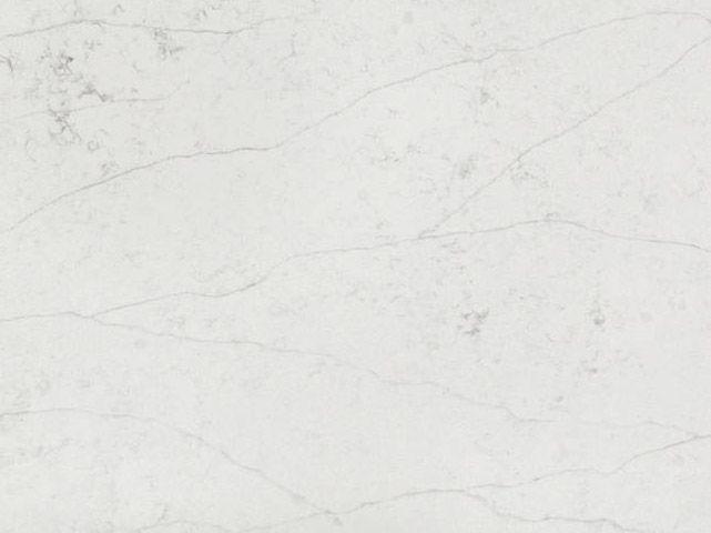 Everest White Quartz Countertop Sample