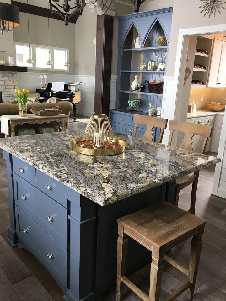 Montana Taupe Granite Kitchen island