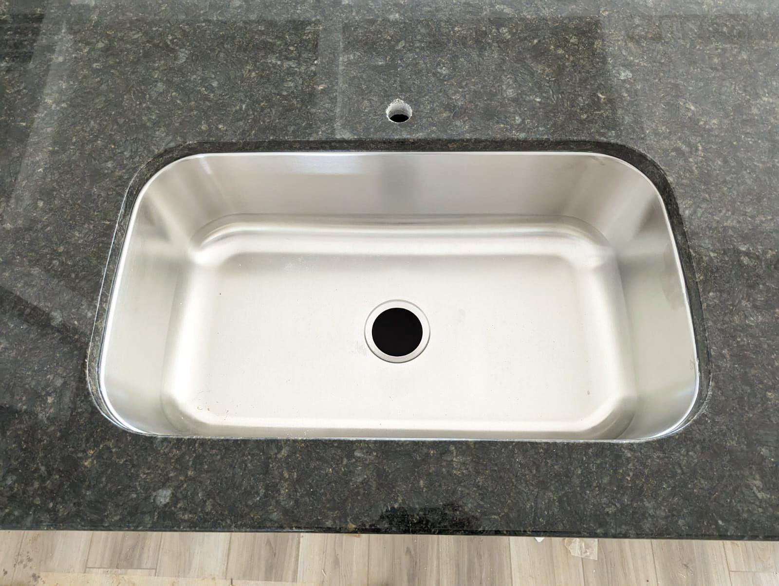 Peacock Green Granite Countertop Sink