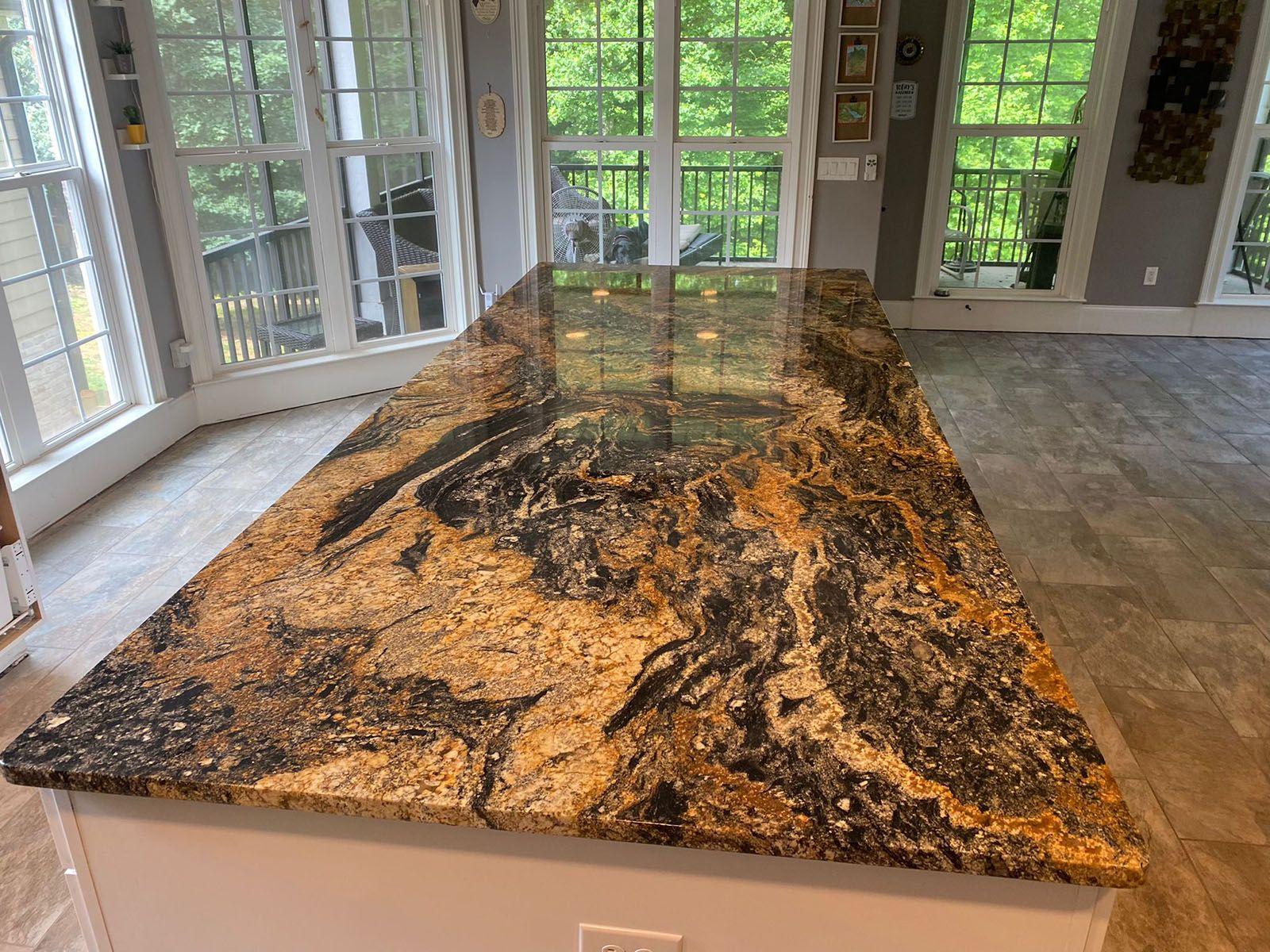 Sedna Granite Island Countertop