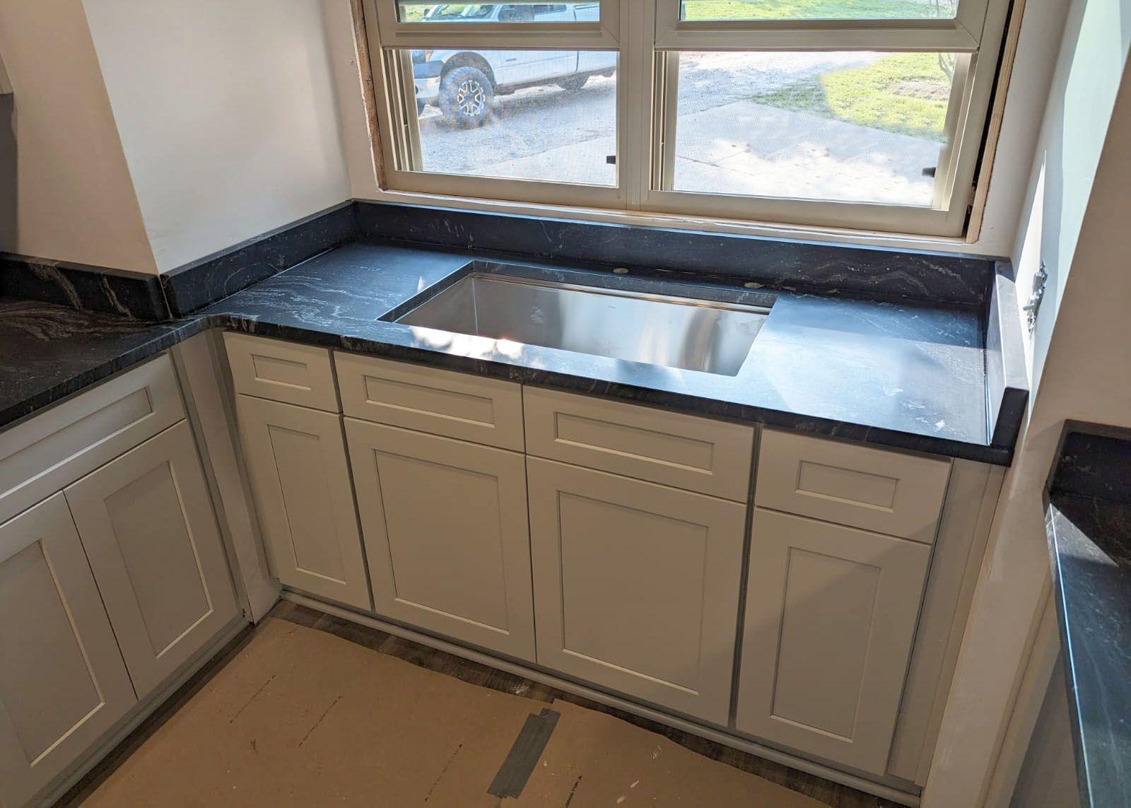 Titanium White Granite Countertops