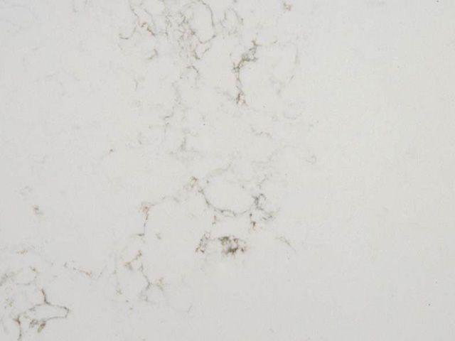 White Drift Quartz Countertop Sample