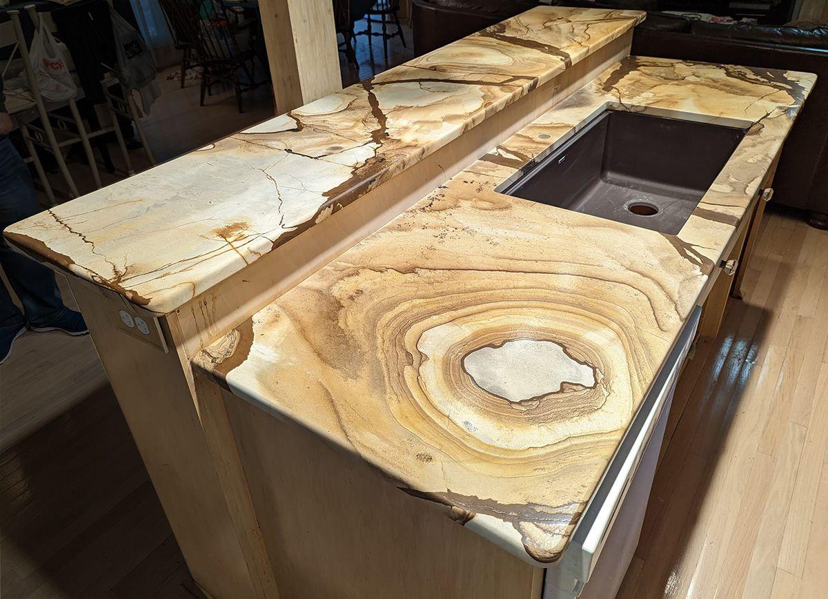 Palomino Quartzite Countertop