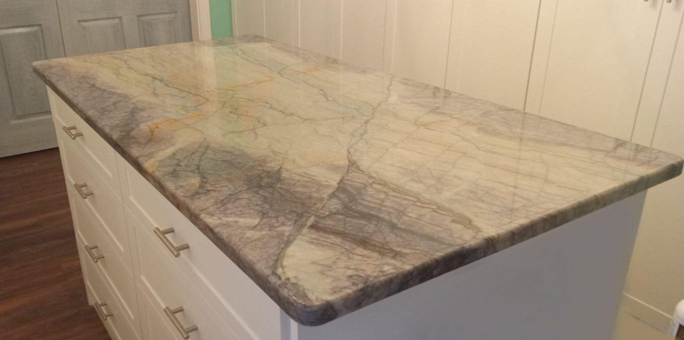 Zumaia Quartzite Island Countertop